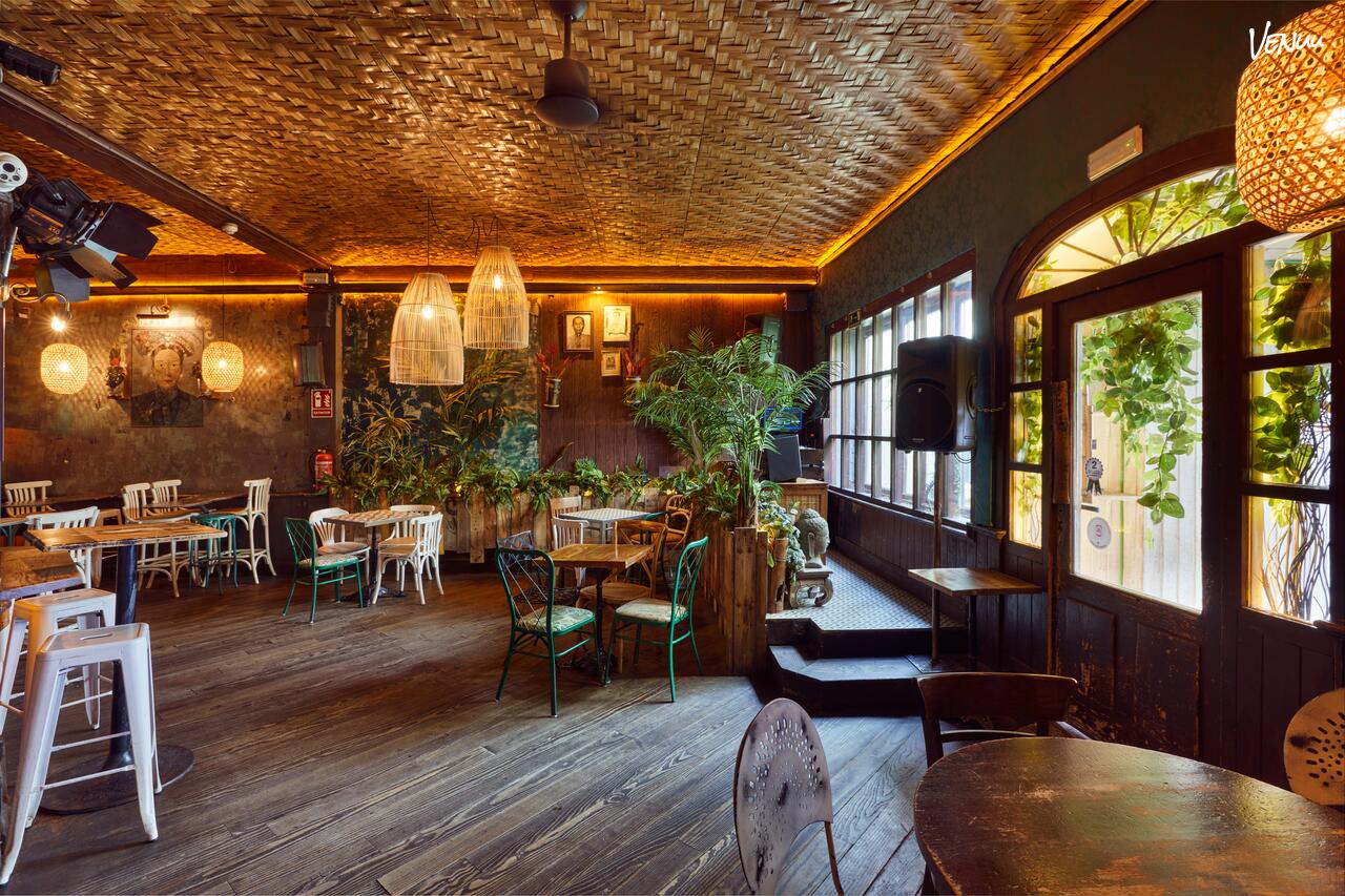 Areia Chill Out, local de inspiración boho ideal para reuniones relajadas y con estilo en Madrid.