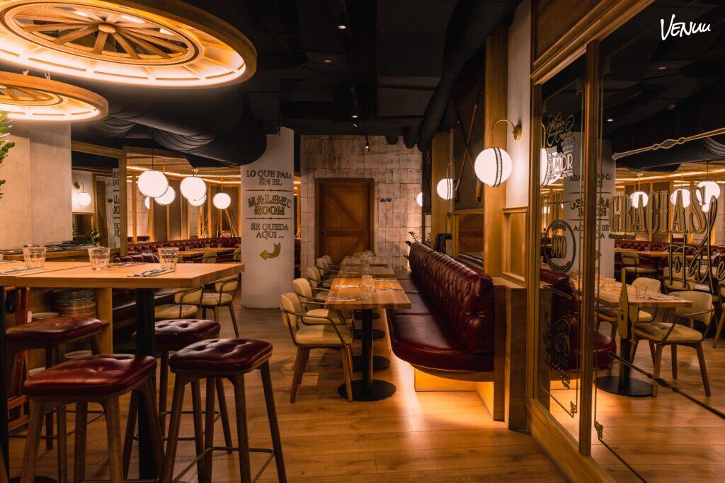 Belbo Novecento, el rincón chic para comidas de grupo con clase.