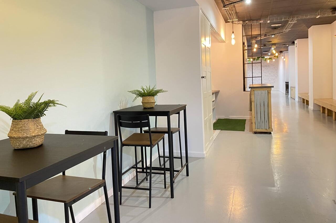 Espacio Hoku, sala versátil y moderna para cumpleaños de niños en Valencia.