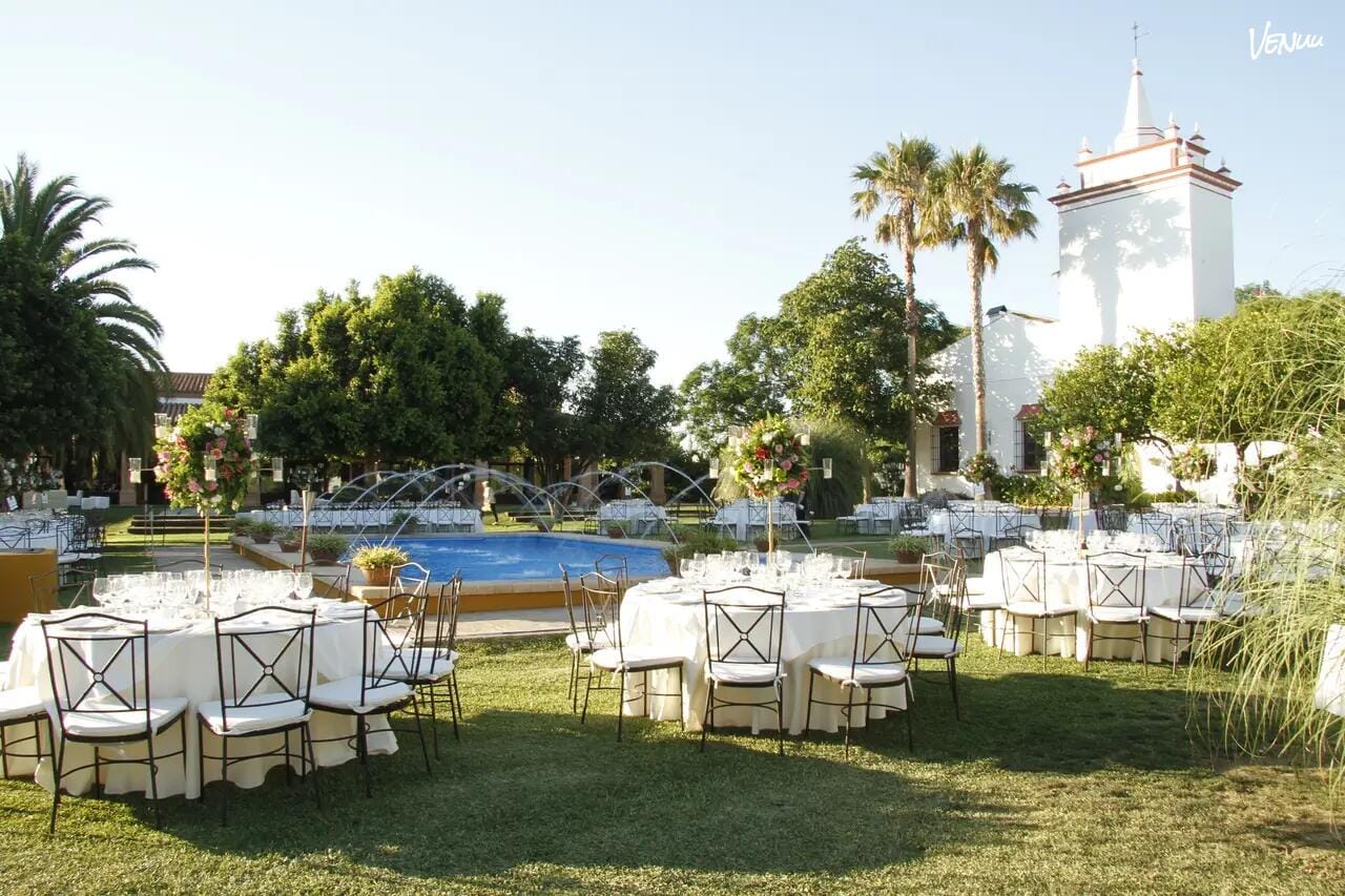 Hacienda Atalaya Alta, finca elegante con sabor andaluz para bodas de ensueño en Sevilla.