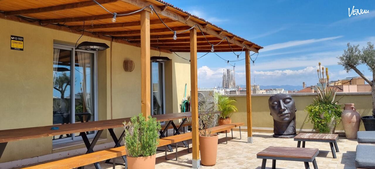 Sala mar: terraza en el centro de Barcelona, ideal para tu evento