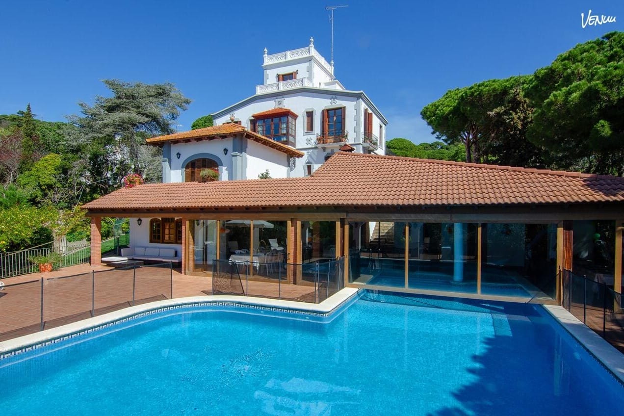  Mas Llavaneres con vistas al mar preparada para bautizo.