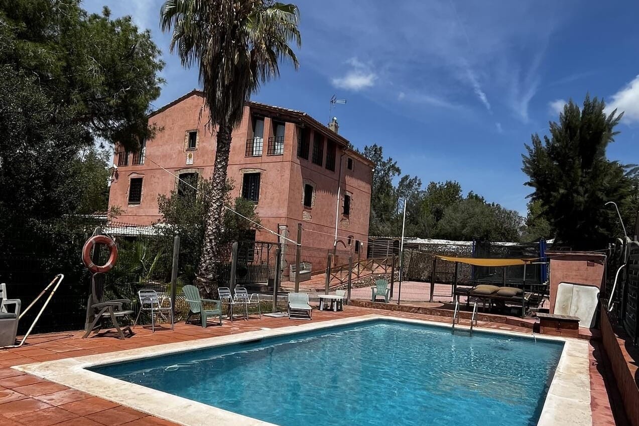 Masía Mas Tapet preparada para celebración familiar.